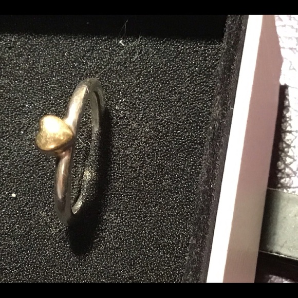 Pandora gold heart 14 K gold - Picture 3 of 5